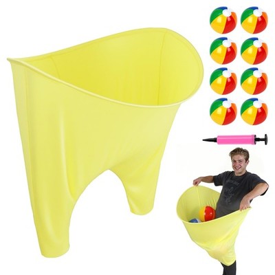 Granny Pants Yard Game,Granny Pants Outdoor Game for Adults with 8 Bouncy Bal...