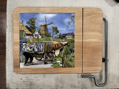 Royal Mosa Ter Steege BV Dutch ceramic tile Delftware Holland Cutting Board
