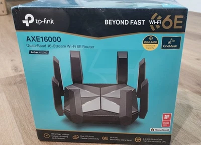 TP-LINK AXE16000 Quad-Band 7 Ports Wi-Fi 10Gbps Gaming Router - Image 1 of 4