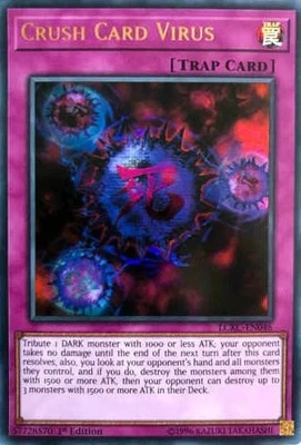 Crush Card Virus Yu-Gi-Oh! TCG Ultra Rare Individual Collectible