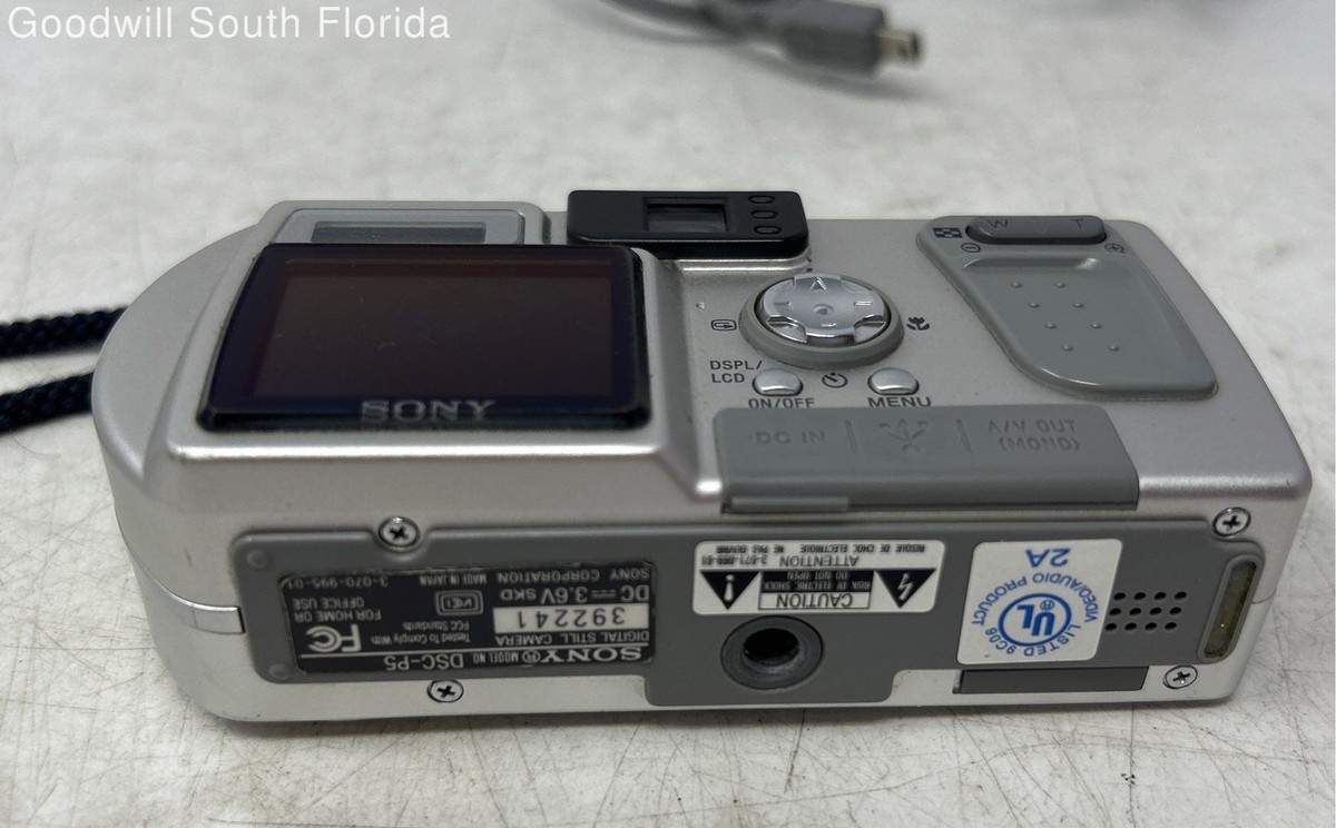 Sony Cyber-shot DSC-P5 3.2MP Digital Camera - Silver for sale