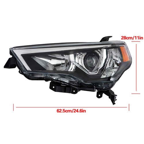 For Toyota 4Runner 2021-2022 LH Headlight Headlamp Clear Lens Halogen Driver - Picture 8 of 12