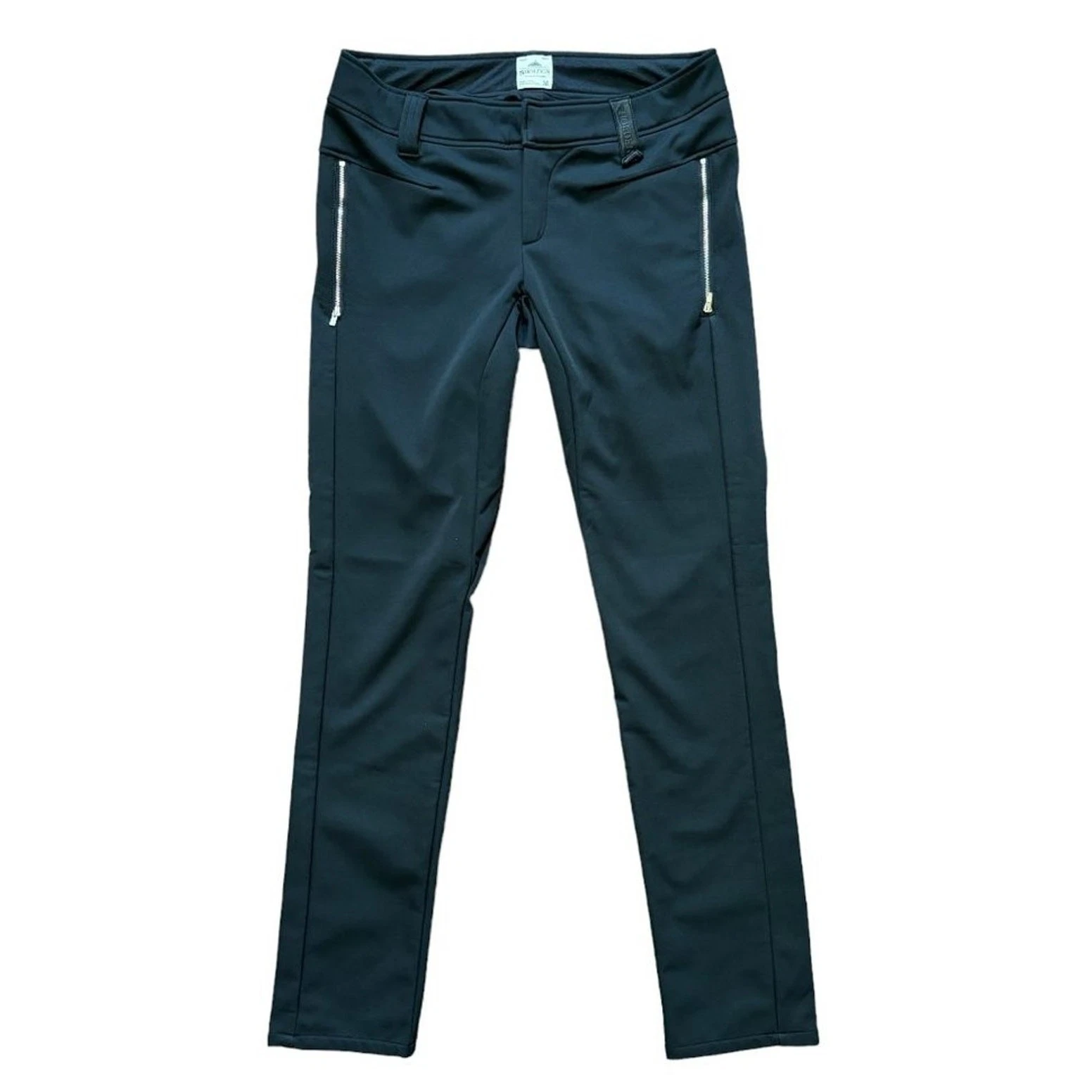 HOLDEN Fleece Lined Snow Ski Pants Slim leg Low rise Black WOMEN'S MEDIUM