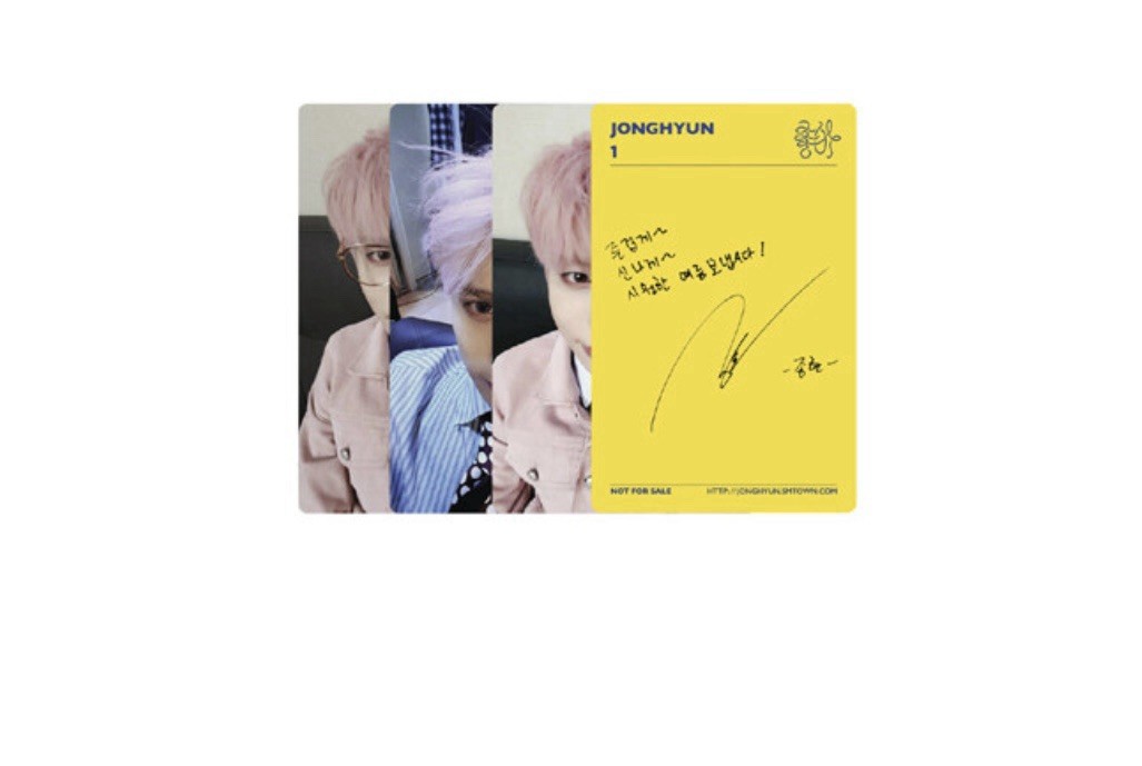 SHINee Jonghyun SHE IS 1st Full Album 2016 CD+Booklet+