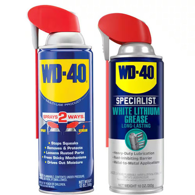 12 Oz. Classic Formula and 10 Oz. White Lithium Grease, Bundle Pack