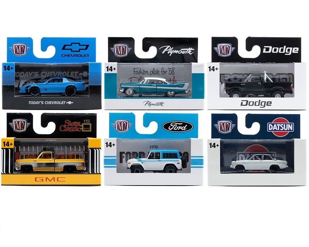 M2 Machines 1:64 Auto-Thentics S106 Diecast Model Car Choose