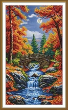 Creative Сross Stitch Embroidery Kit "Mirror stream" Nova Sloboda