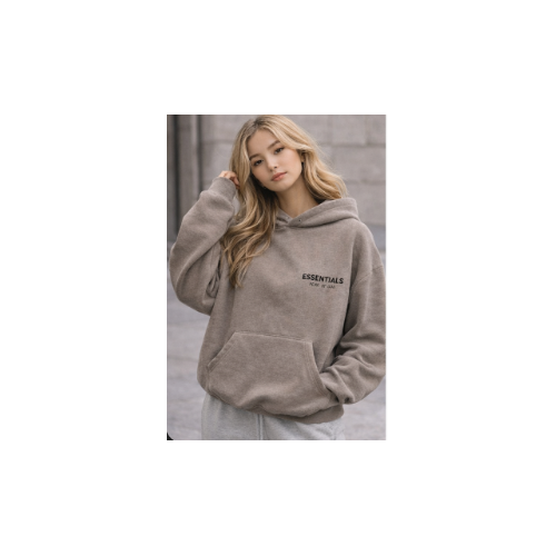 Fear of God Essentials Fleece Hoodie II 'Heather Grey