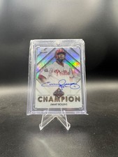 Jimmy Rollins - 2025 Topps Chrome World Series Champion Auto #/100 Phillies