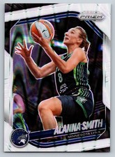 2025 Panini Prizm WNBA #101 Alanna Smith White Seismic Prizms