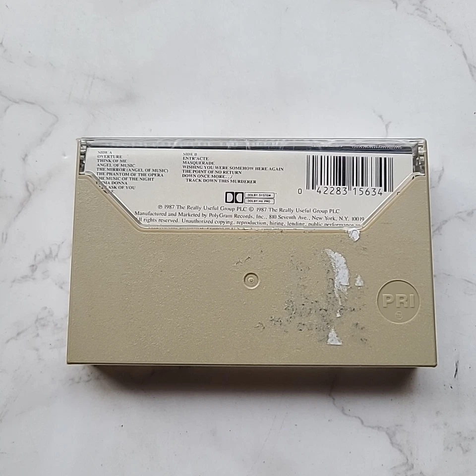 The Phantom of the Opera Highlights NEW Cassette, 1987 Original Cast Recording - Image 2 of 4