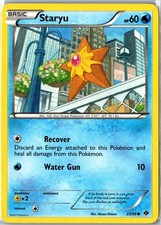 Pokemon Card - Staryu 23/99 Next Destinies Common Moderately Played