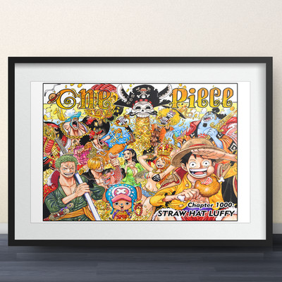 One Piece - Chapter 1000 Shonen Jump Art Spread 11x17 - Art Poster