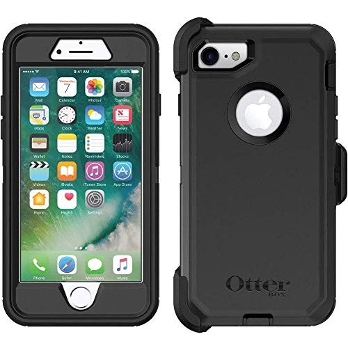 Funda y funda OtterBox DEFENDER SERIES para iPhone SE 2ª generación/iPhone 8/7 - Negra Foto 2 de 4