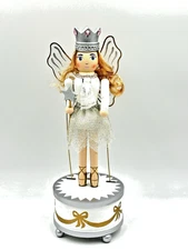 Pink Blue Drummer Nutcracker 🎄 Jingles & Joy Musical Drum 12” Christmas Decor