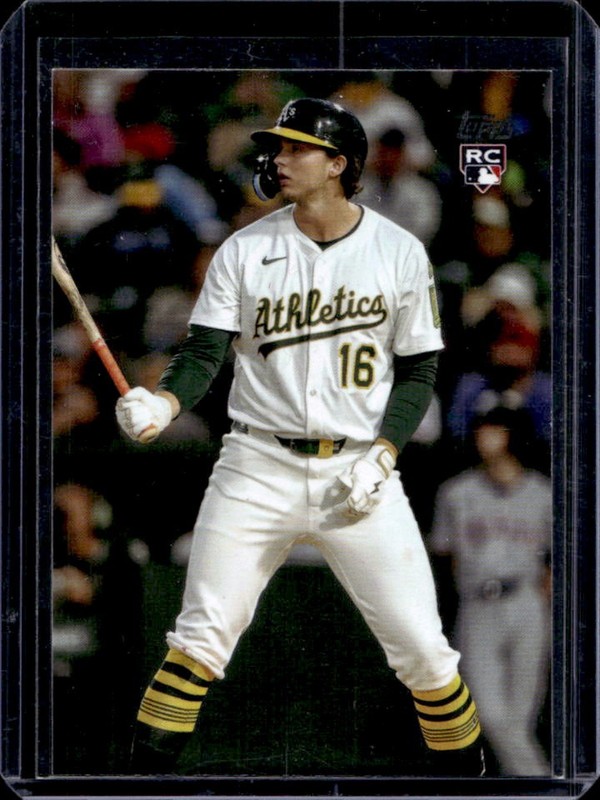 2025 Topps Update Nick Kurtz Rookie True Photo Variation #US197 Athletics