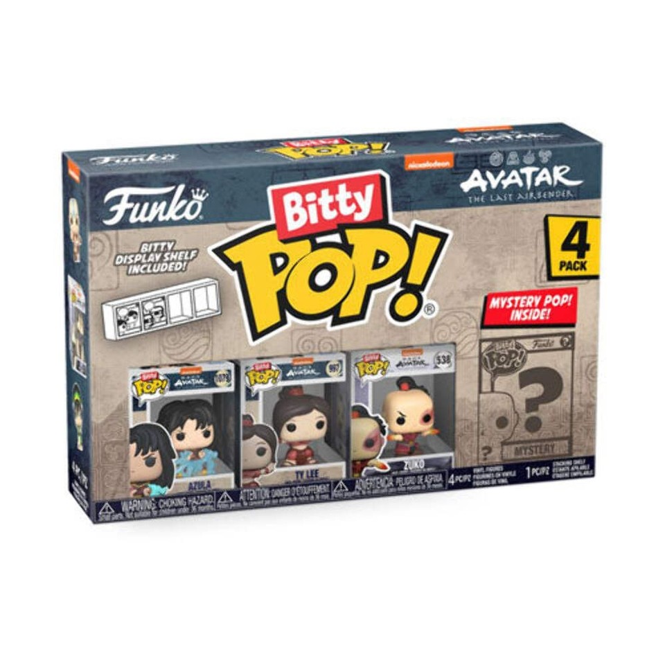 Funko Avatar: the Last Airbender Azula Bitty Pop! 4-Pack 889698730570 ...