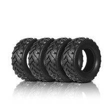TUFFIOM Set of 4 ATV UTV All-terrain Tires 25x8-12 Front  25x10-12 Rear, 6 P...