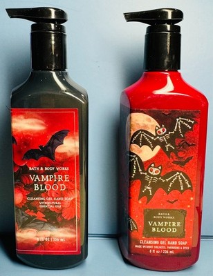 NEW Bath & Body Works ~ VAMPIRE BLOOD ~ 2X Cleansing Gel Soap - FREE SHIP