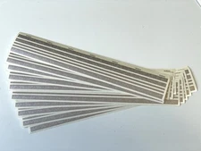 10 Mrs Grossmans Vellum Vines Silver Rose Border Stickers Glimmer Fancy Stylish