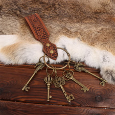 Medieval Dungeon Keys Belt Holder Renaissance LARP Cosplay Costume Prop