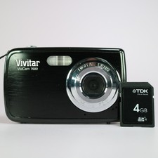Vivitar Digital Camera Vivicam 7022 7.1MP Black Tested