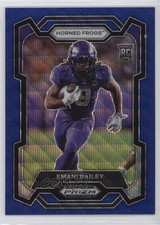 2024 Panini Prizm Draft Picks Blue Wave Prizm 132/249 Emani Bailey #158 4km
