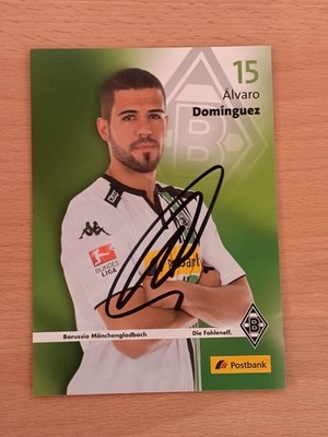 Alvaro Dominguez Borussia Mönchengladbach Autogrammkarte orig. signiert #51549