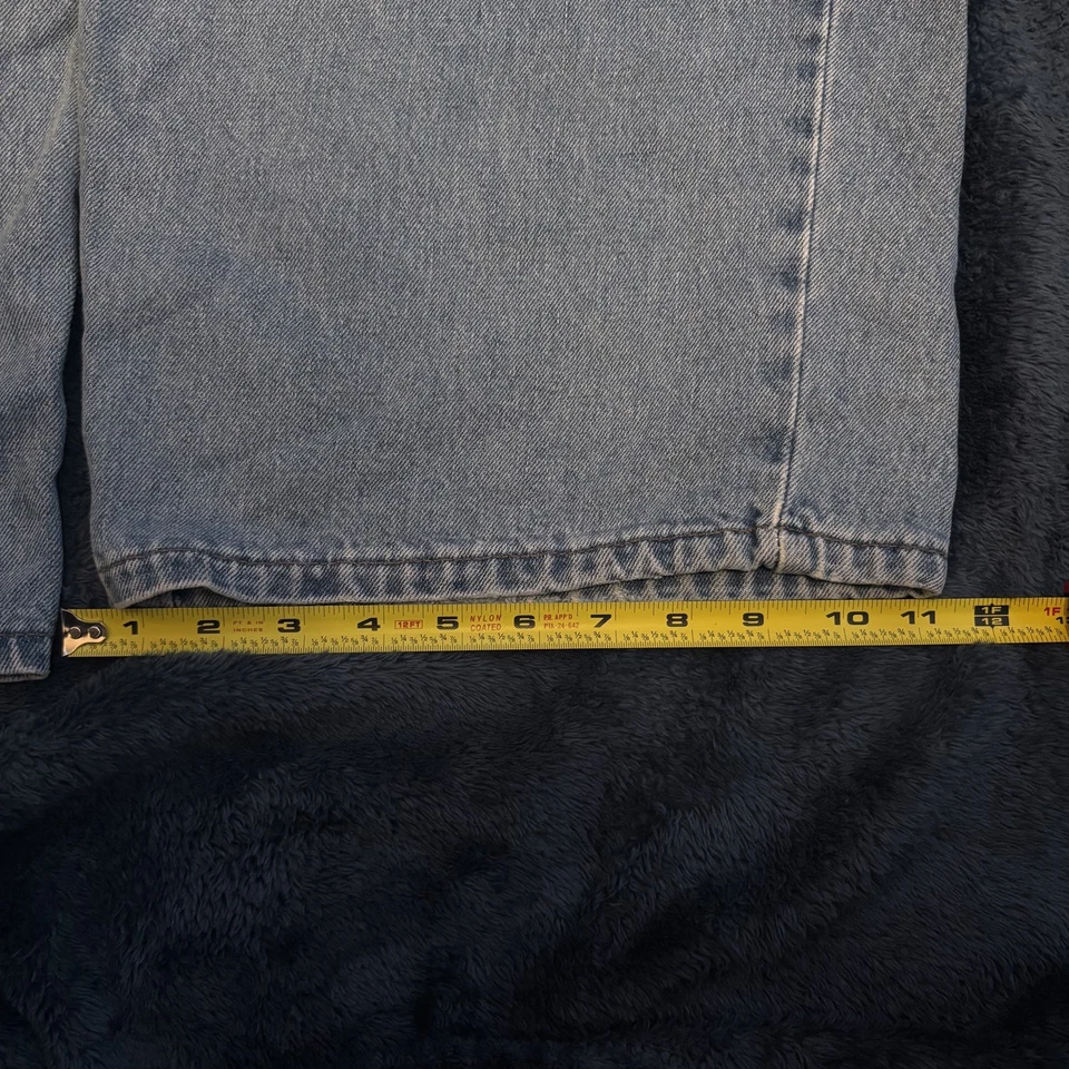 Jeans vintage anos 90 Y2K Levi’s SilverTab folgado mega perna larga caimento solto tamanho 42x32 - Imagem 3 de 4