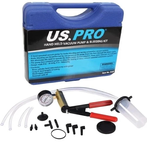 US PRO Brake Bleeder Clutch Vacuum Type Fluid Bleeding Kit Bike Car 5325