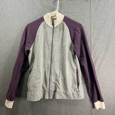 Penguin Womens Small Jacket Gray Long Sleeve Full Zip 