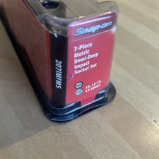 Snap On Impact Socket Kit 10mm To 18mm Model 2071MFMS