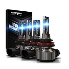 RAMHORN 9005 H11 Light Bulbs Combo, HB3 H8 H9 Instant Plug-In Wireless Light ...
