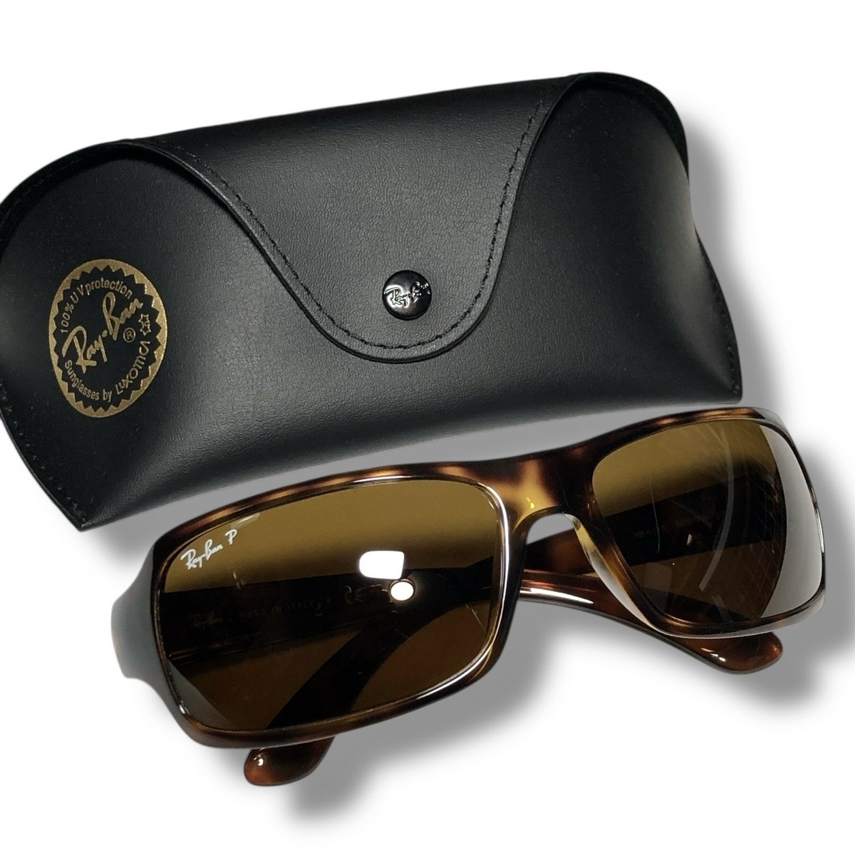 Ray Ban RB4075 642/57 Sport Polished Havana Polarized Brown B-15