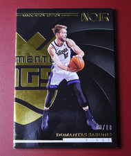 Domantas Sabonis 2023-24 Panini Noir 09/10 Gold Association Edition #55 SSP