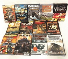Lot of 13 CIB SEALED video games 2002-2009 PC CDROM