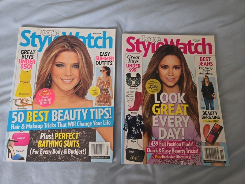MAY/ OCTOBER 2013 PEOPLE STYLE WATCH MAGAZINE LOT OF 2 