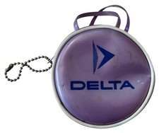 Delta Air Lines Small Travel Storage Bag Keychain