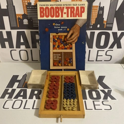Vintage BOOBY-TRAP Game by Parker Brothers - 1965 - Unsure On Pieces Check Pics