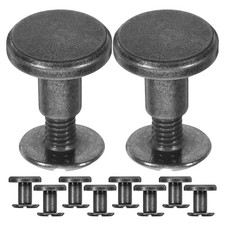 10pcs Rivet Installation Kit Binding Screws for Leathercraft Flat Round