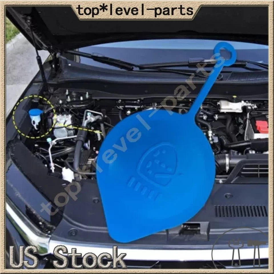 Windshield Washer Fluid Reservoir Lid Cap for Acura Integra Honda CRV Civic Fit Foto 2 de 4