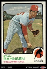 1973 Topps #20 Stan Bahnsen xGAP White Sox COMMON VARIATION 4 - VG/EX