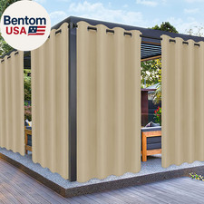 Outdoor Curtains for Patio Waterproof Weatherproof, UV Resistant outside Curtain