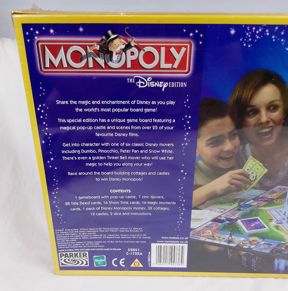 MONOPOLY ~ 2004 3d Disney Limited Edition ~ Factory Sealed ~ Extremely Rare - image 3 of 4