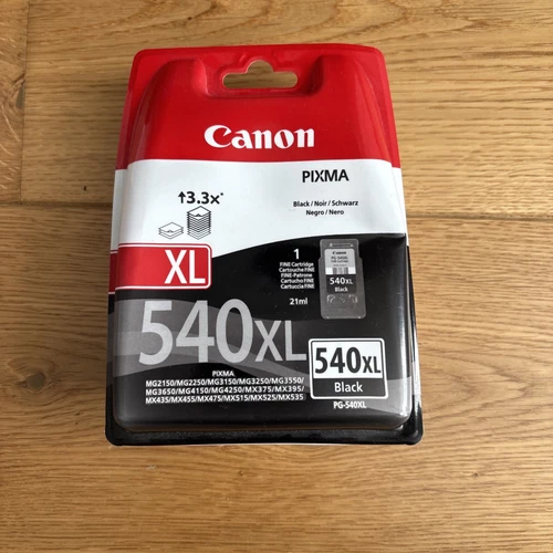 Canon 540 XL black Ink Brand New Pixma