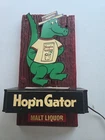 Vintage Hop'n Gator lighted beer signs breweriana