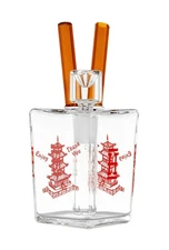 Hemper Chinese Takeout Water Pipe w/ 14mm Bowl 6" Glass Bubbler Chopsticks