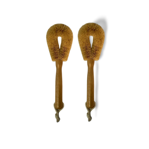 100% Handmade Coir Fibre Home Kitchen Item Cleaning Brush Bathroom Cleaning Tool - Picture 4 of 19