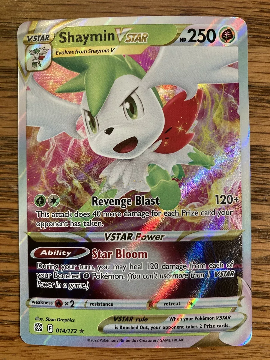 Shaymin V Brilliant Stars Pokemon Card