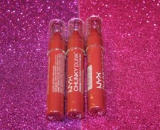 LOT OF 3 NYX CHUNKY DUNK HYDRATING LIPPIE 03 RUM PUNCH SEALED